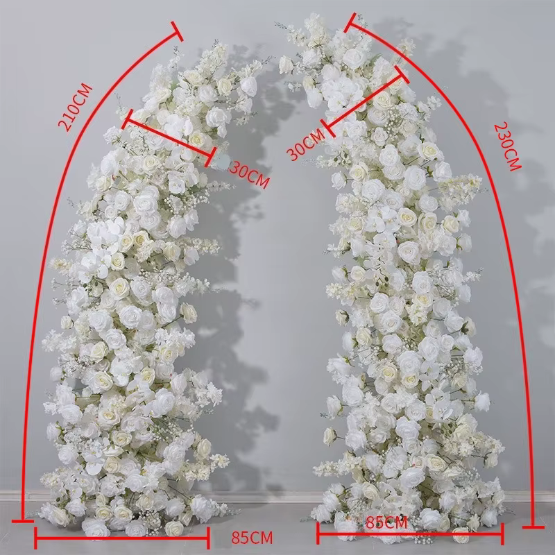 Nouveau ensemble de Couture 210CM corne toile de fond florale Romance immersive avec matrice de Rose