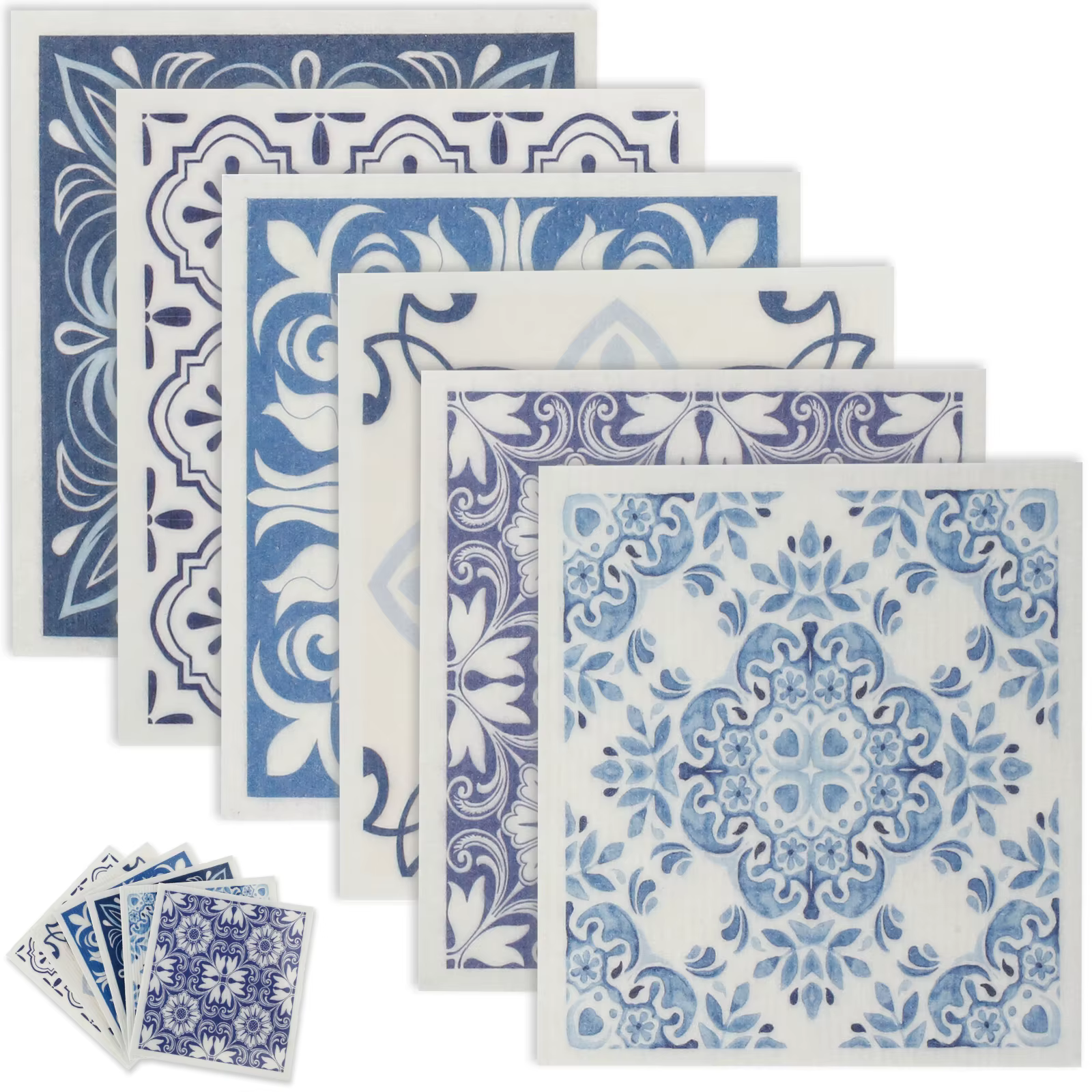 Chiffons de nettoyage de cuisine, serviettes à vaisselle, chiffons de nettoyage en coton Cellulose, 