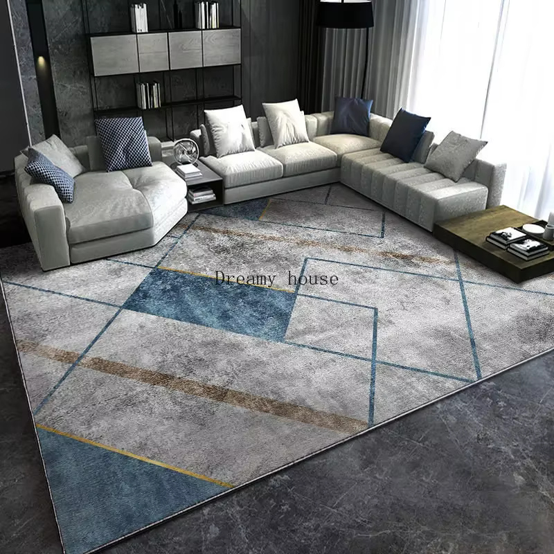 Tapis et carpettes pour la maison, tapis de salon, tapis de chambre à coucher, décoration géométriqu