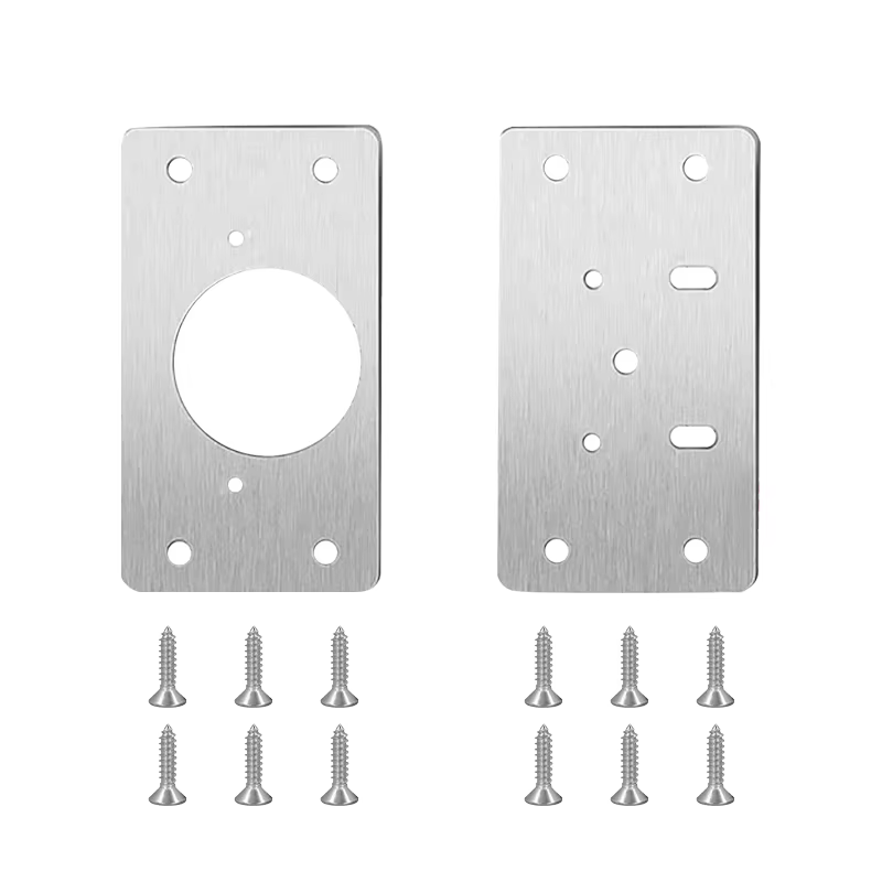 Kit de plaque de réparation de charnière d'armoire, plaque de montage de charnière de porte de placa