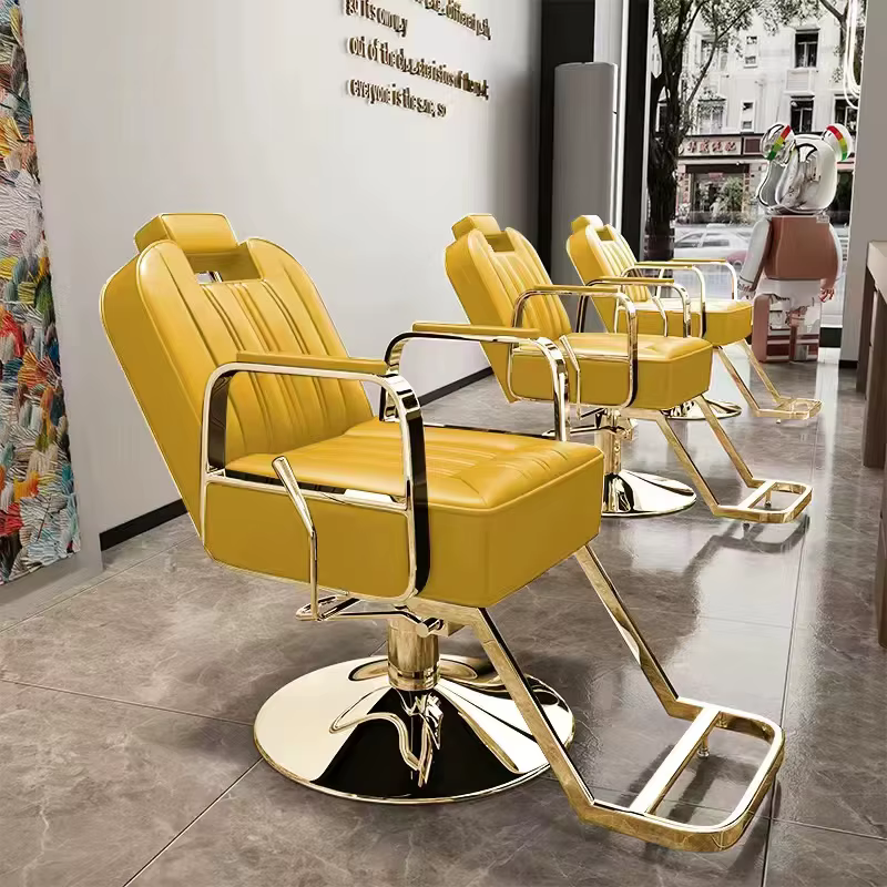 Chaise de coiffure haut de gamme, équipement de Salon de coiffure, chaise longue élévatrice, beauté 