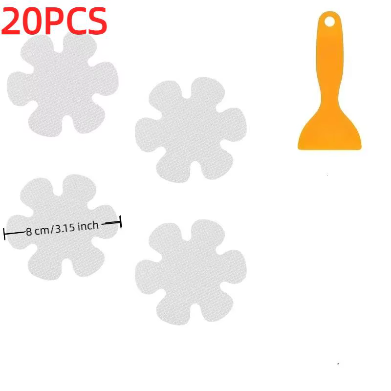 Bandes adhésives antidérapantes pour baignoire, forte adhérence, imperméables, pour salle de bain, d