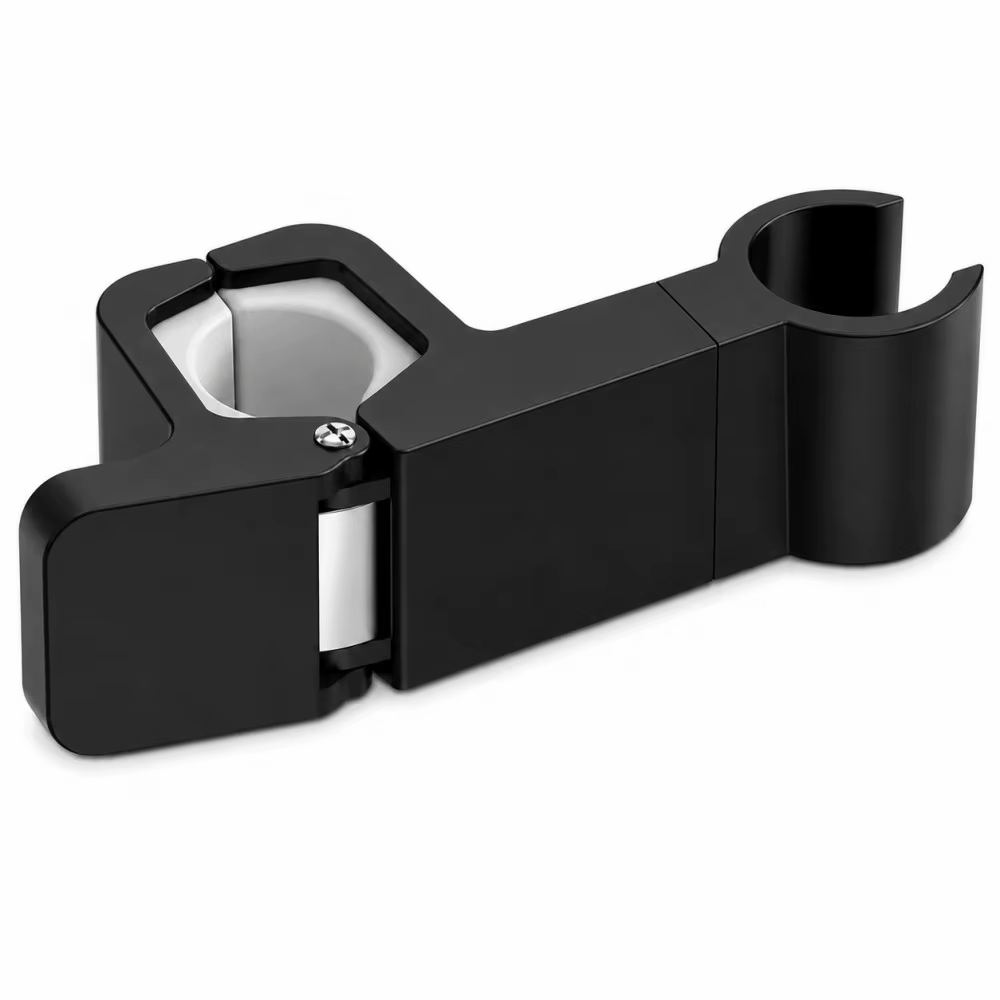 Support de pommeau de douche ABS sans perçage, à clipser, réglable pour barre de douche ronde, acces