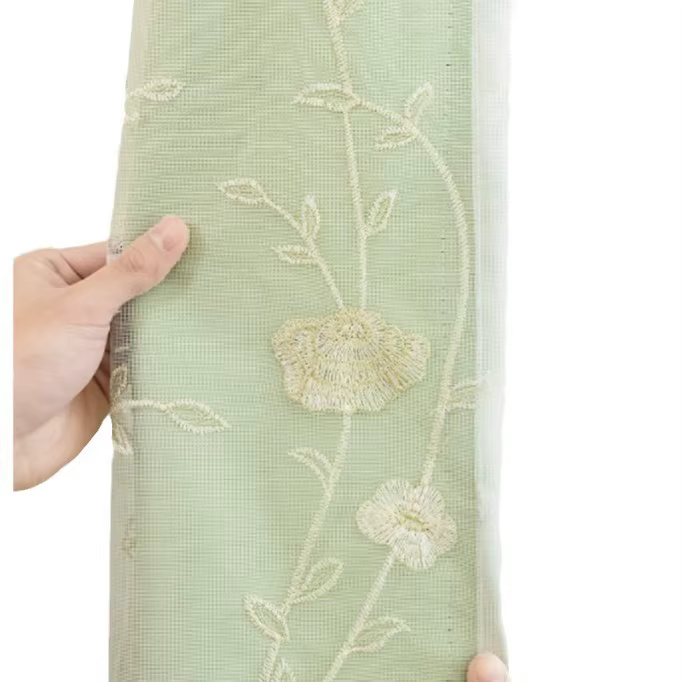 Rideaux occultants entièrement Double couche en Tulle, pour salon, chambre à coucher, pare-soleil at