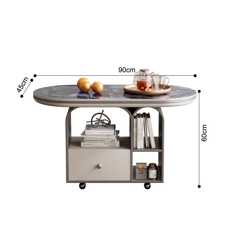 Table basse italienne minimaliste, Design Glam esthétique, présentoir, couverture rigide, transparen