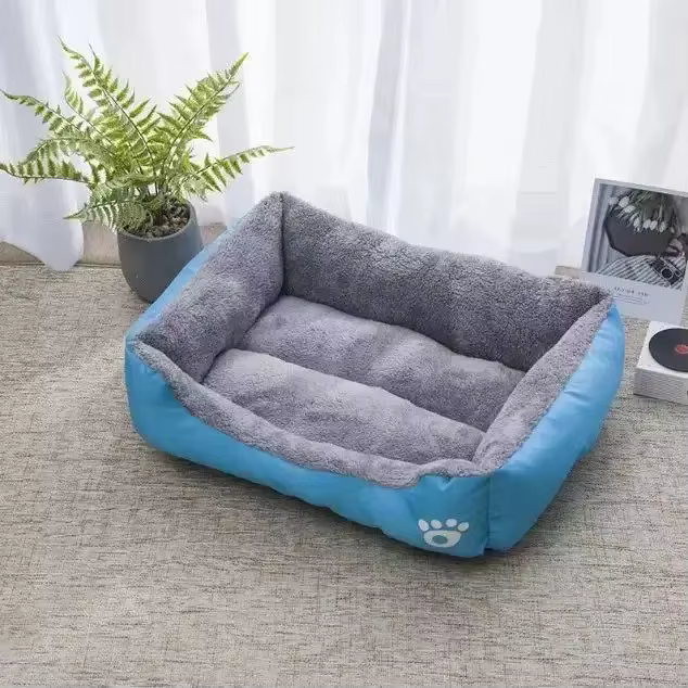Grande maison pour animaux de compagnie apaisante en forme de donut - Coussin chaud en peluche longu