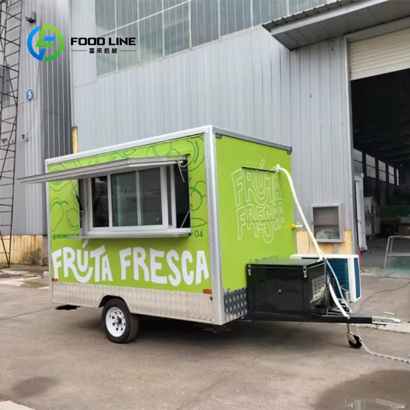 Camion de nourriture de cuisine extérieure personnalisé, nouvel arrivage, avec équipement de cuisine