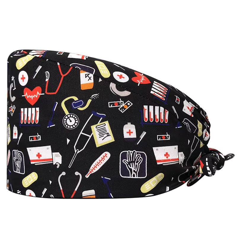 Casquette de travail en coton pour salon de beauté, chapeaux médicaux, casquettes de travail réglabl