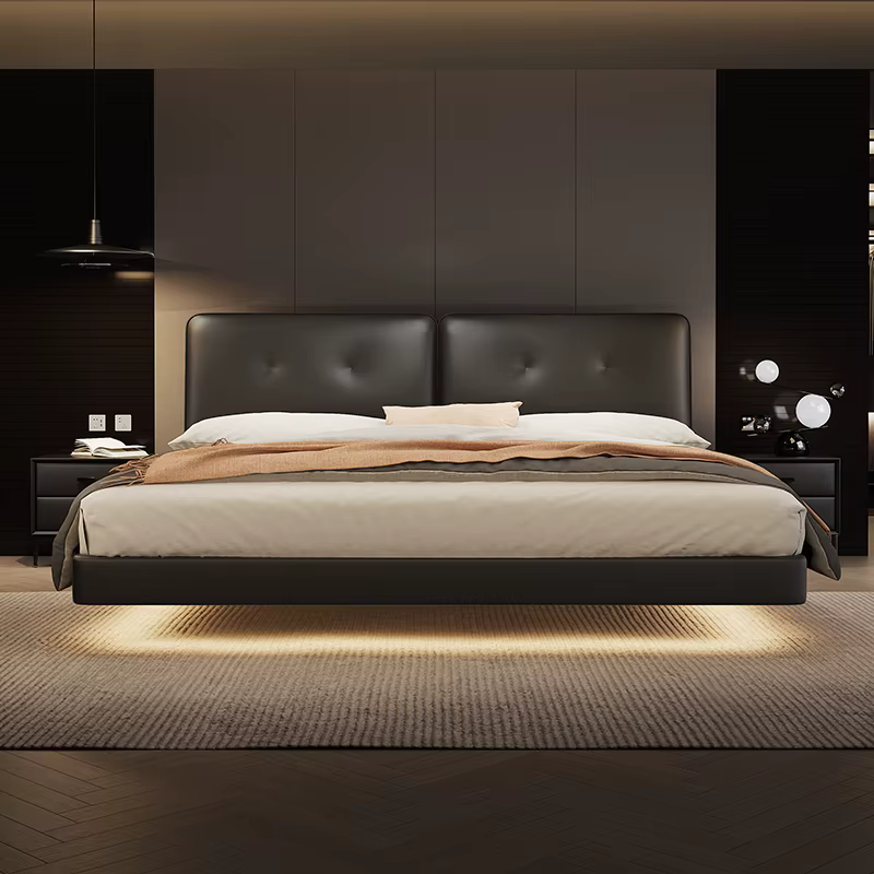 Lit rembourré pour enfants, minimaliste, Unique, têtes de lit, moderne, Double, ensemble de chambre 