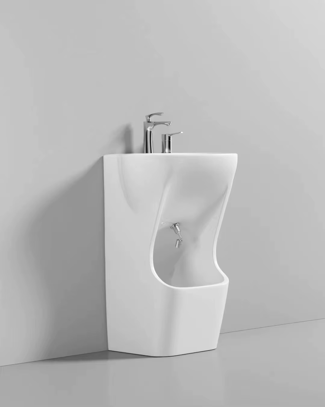 Lavabo de salle de bain moderne sur pied pour mosquée, idéal pour le Wudu, équipement sanitaire musu