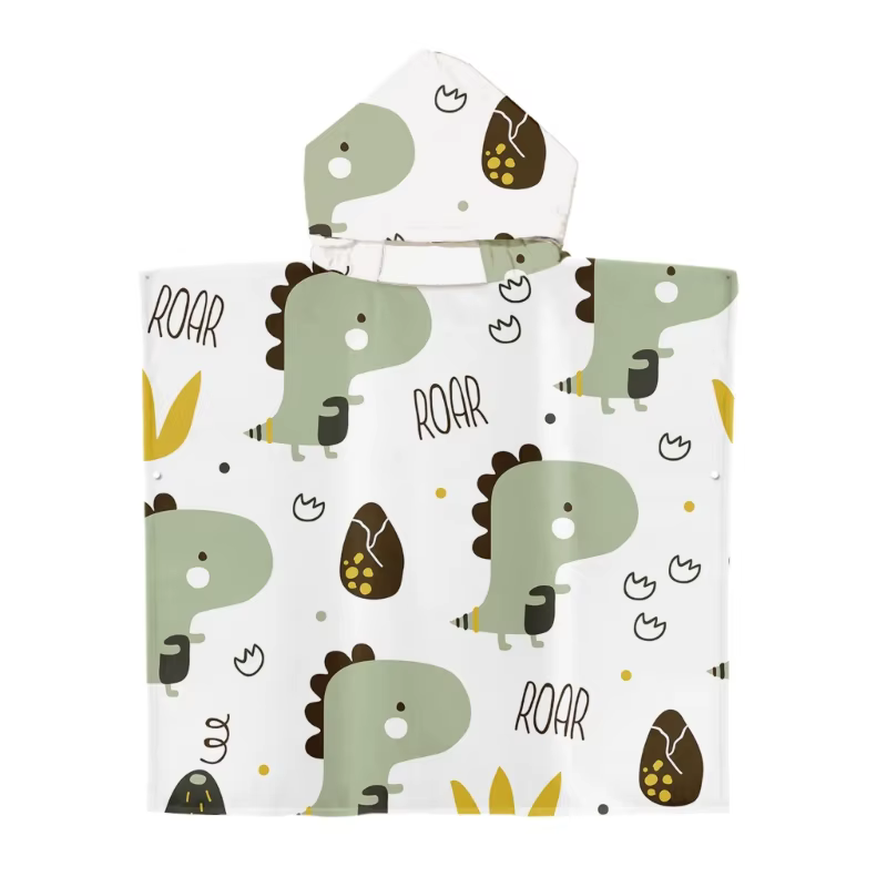 Poncho à Capuche pour Enfant, Serviette de Plage, Piscine, Bain, Surf, Livraison Directe