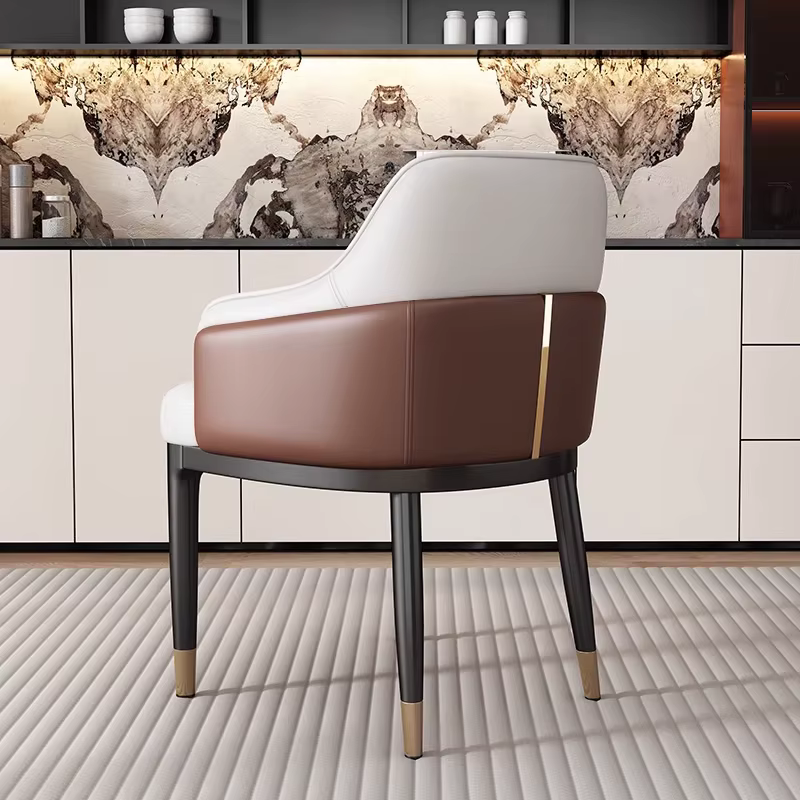Chaises de Salle à Manger artificiel astiques Nordiques, Confortables et Personnalisées, Design Ergo