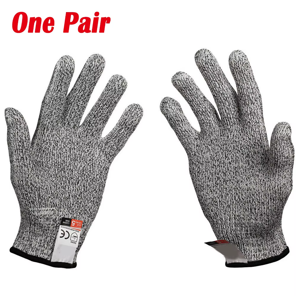 Gants de cuisine résistants aux coupures de niveau 5, 1 paire, S/M/L/XL