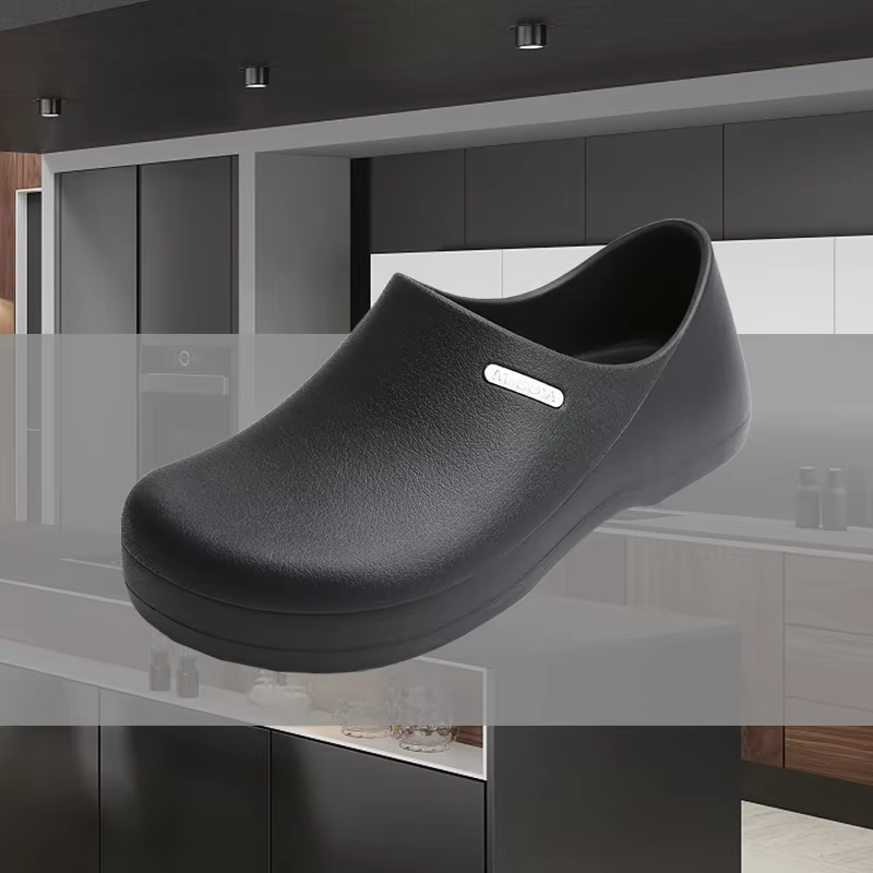 Chaussures de Chef blanches de haute qualité pour hommes, chaussures de travail imperméables pour cu