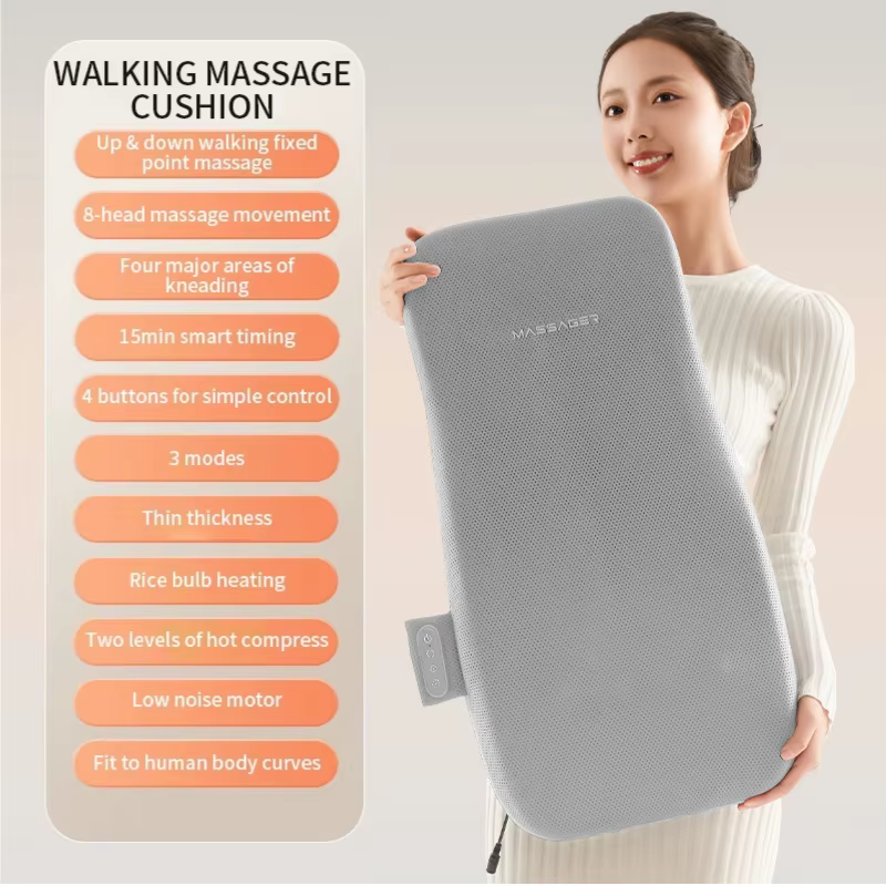 Masseur électrique Shiatsu pour le dos avec chaleur, massage complet du corps, pétrissage du cou, de