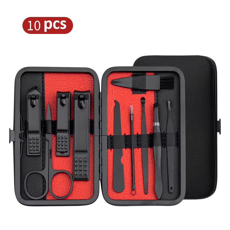 Ensemble de manucure 10/15/25 pièces, Kit complet de fonctions, ensembles de pédicure professionnels