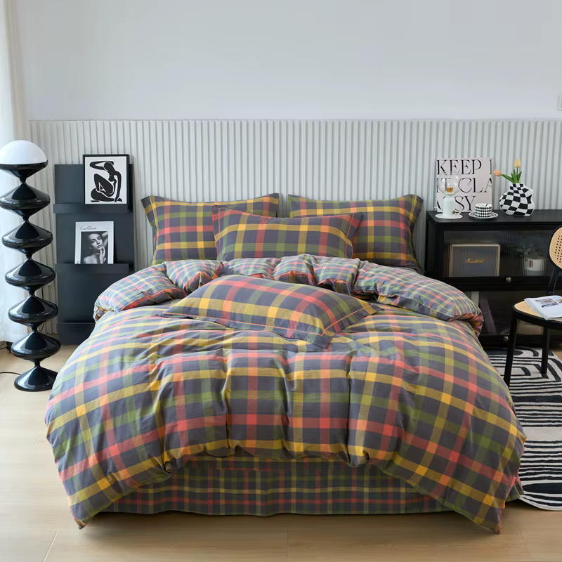100% coton housse de couette Plaid Style literie couverture couvre 160x210 housse de couette housse 