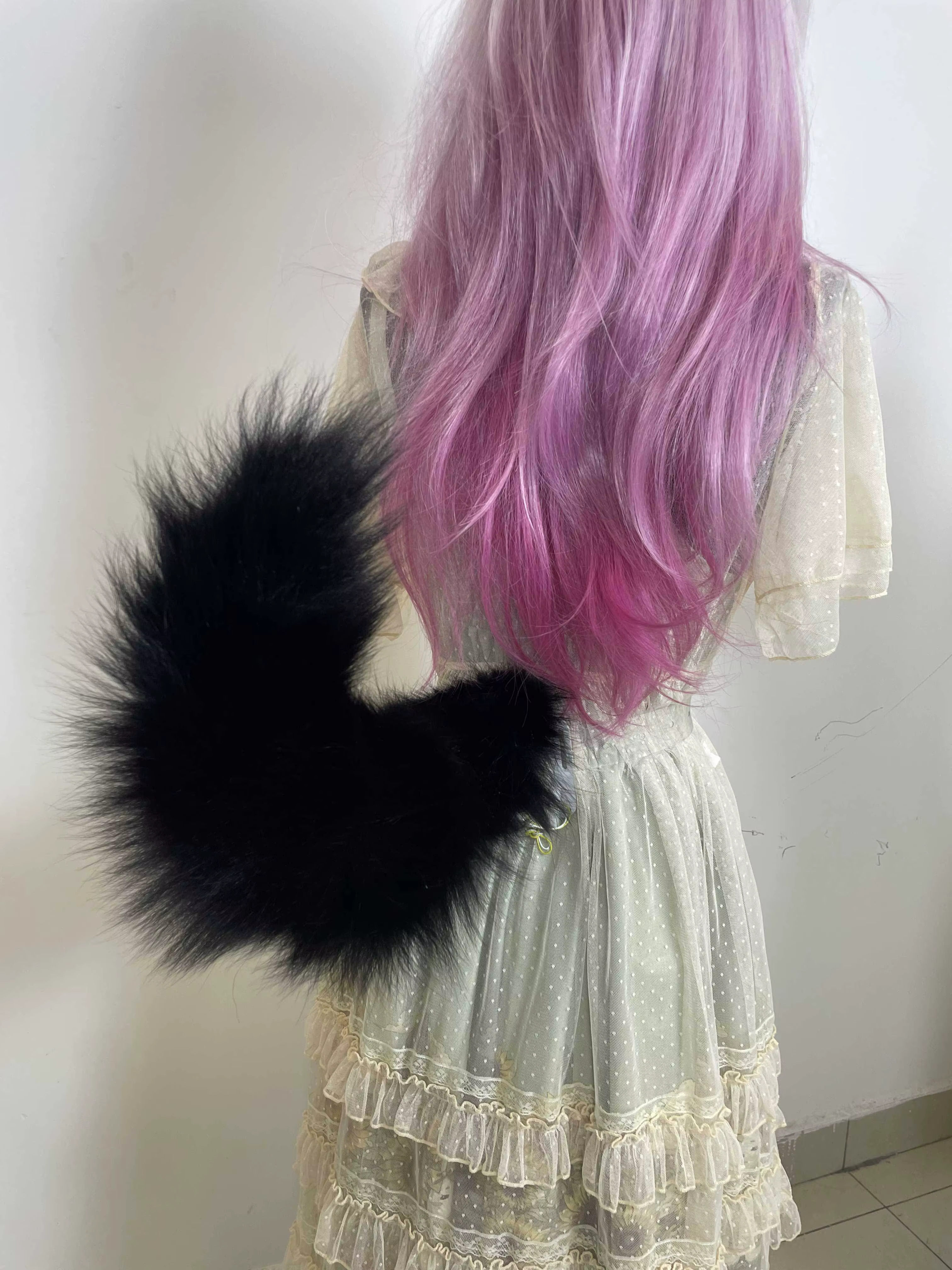 Queue électronique mobile pour chat, loup, ou cosplay – Accessoire d'ambiance pour fête