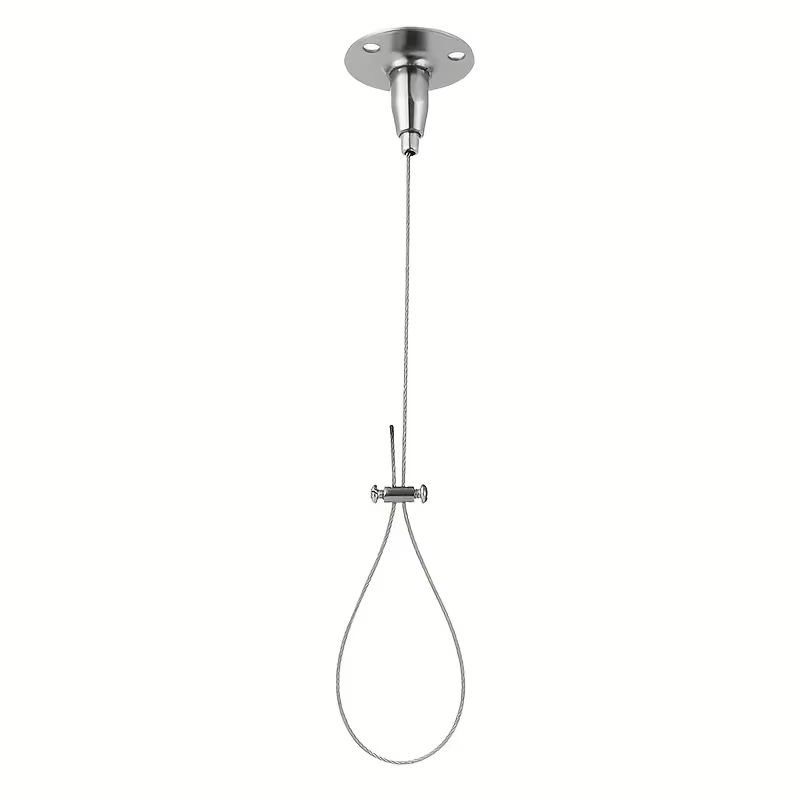 1 support de tringle à rideau/tringle de douche, support de plafond réglable, adapté aux tringles co