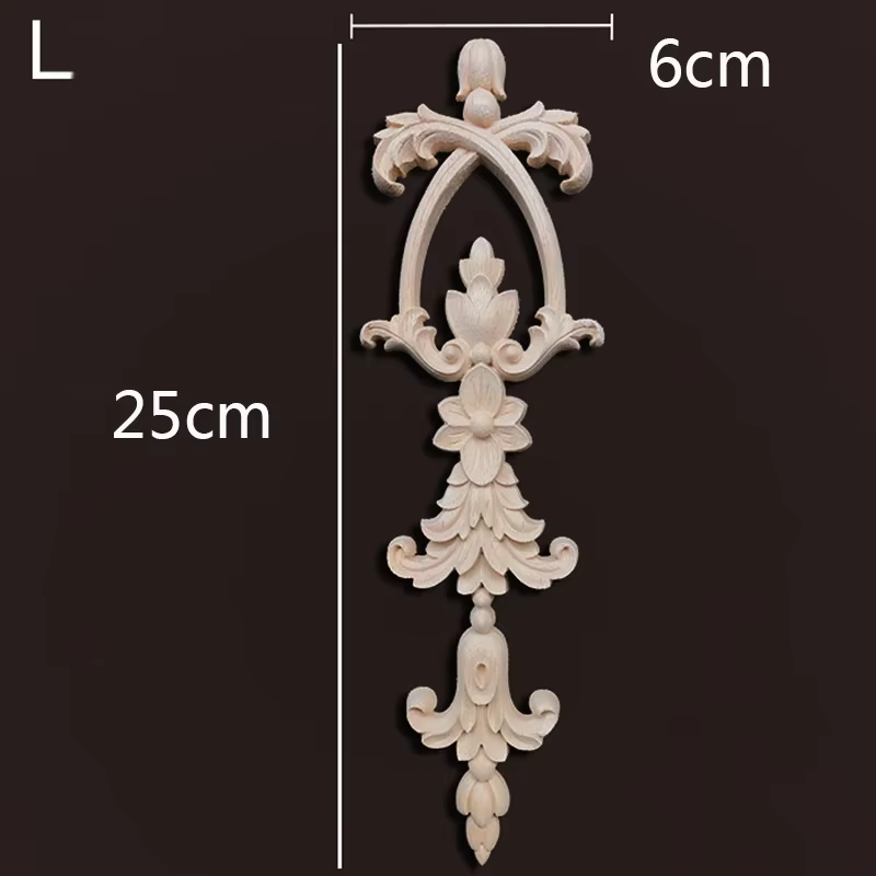 Appliques de meubles en bois, décoration de salon de luxe, décoration de maison, moulures anciennes 