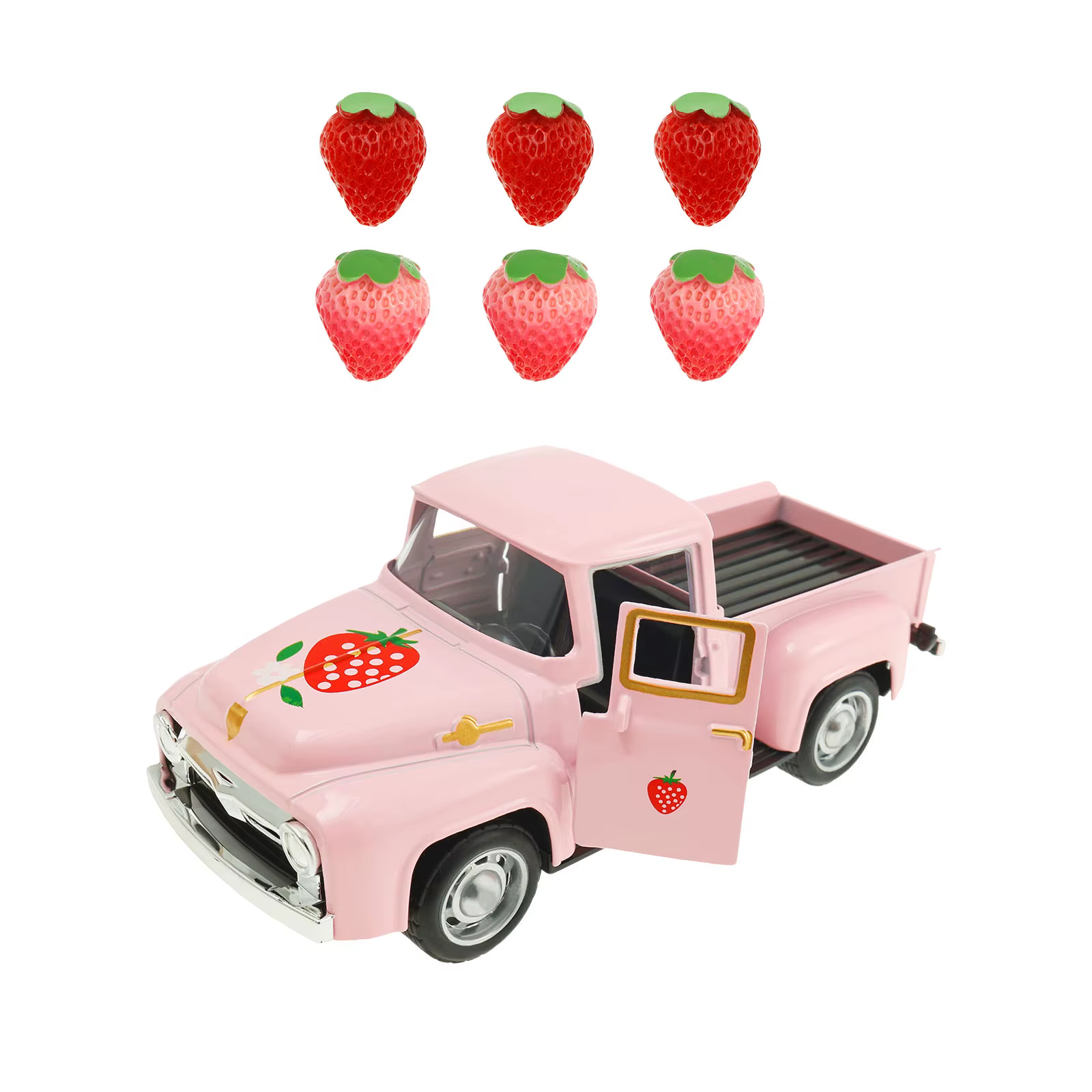 Décor de camion Vintage à fraises, plateau à plusieurs niveaux, centres de table de cuisine pour Tab