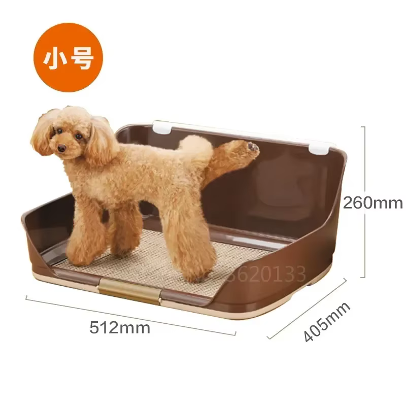 Plateau de pot en résine pour chien, toilettes d'intérieur pour chiot, sans déchirure, Protection de