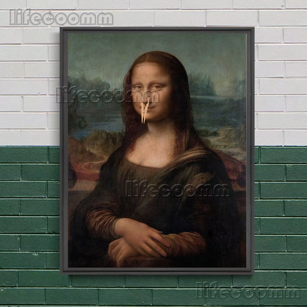 Affiche et impression d'art drôle de salle de bains et de toilettes, impression sur toile d'art goth