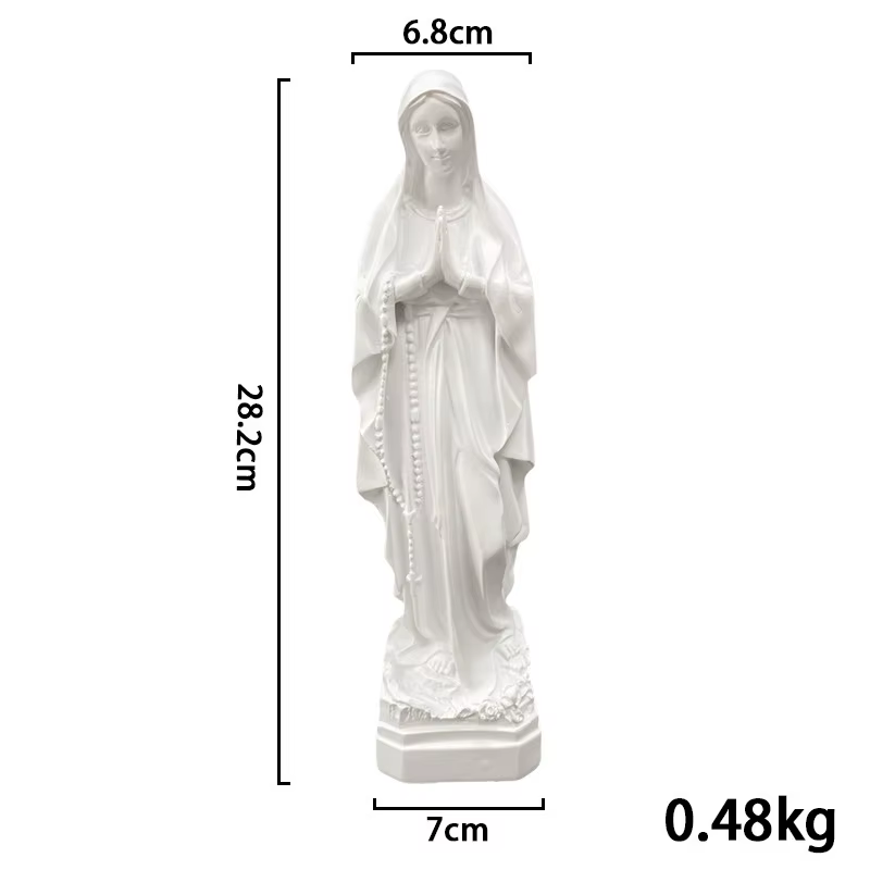 Vilead – figurine notre-dame de Guadalupe, Statue de la vierge marie, cadeaux religieux, ornement mè