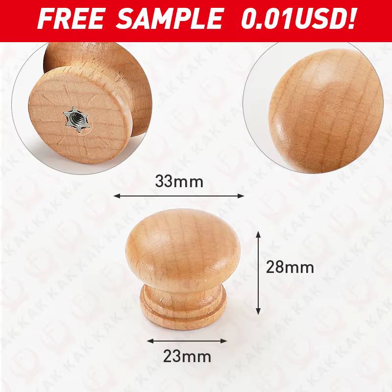 KAK poignées de meubles en bois 1200mm poignées longues pour armoires et tiroirs boutons de commode 