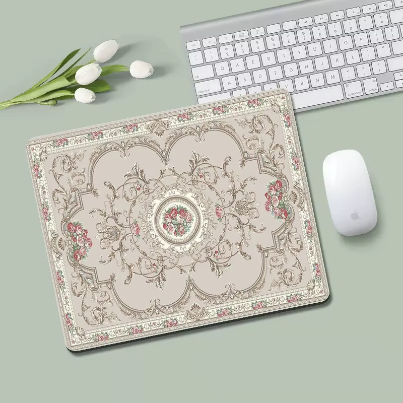 Tapis de Souris Style Tapis Persan, Petite Taille, Style Palais, Tapis de Table Créatif, Sous-Verre,