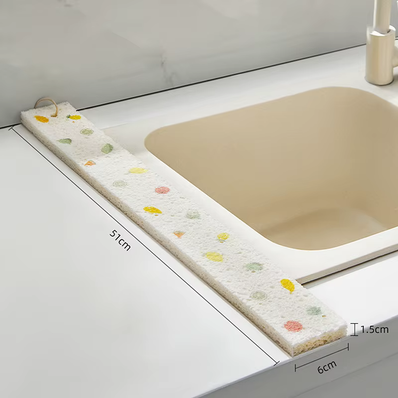 Éponge de protection contre les éclaboussures pour évier de cuisine, polymère de séchage de vaissell