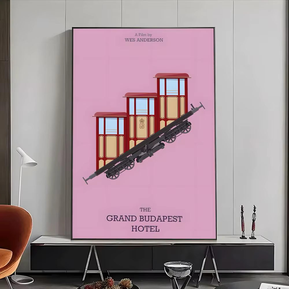 Affiche du film The Grand Budapest Hotel, affiches haute définition, art mural pour le salon et la d