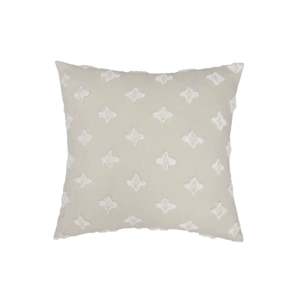 Housses de coussin beiges 45x45, housse de coussin pour canapé, décoration de maison, oreillers pour