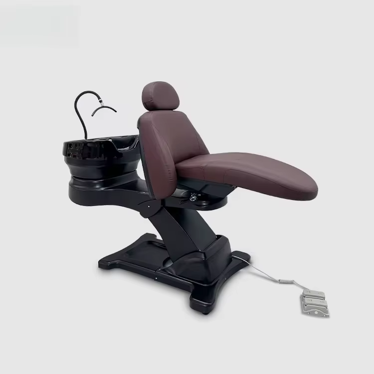 Chaise de beauté moderne pour Salon de coiffure, salon de coiffure, chaise de shampoing populaire av