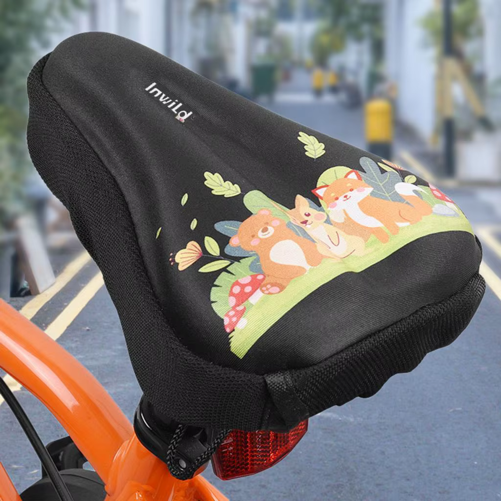 Coussin de siège de vélo pour enfants, petite housse de siège de vélo pour enfant, mousse à mémoire 