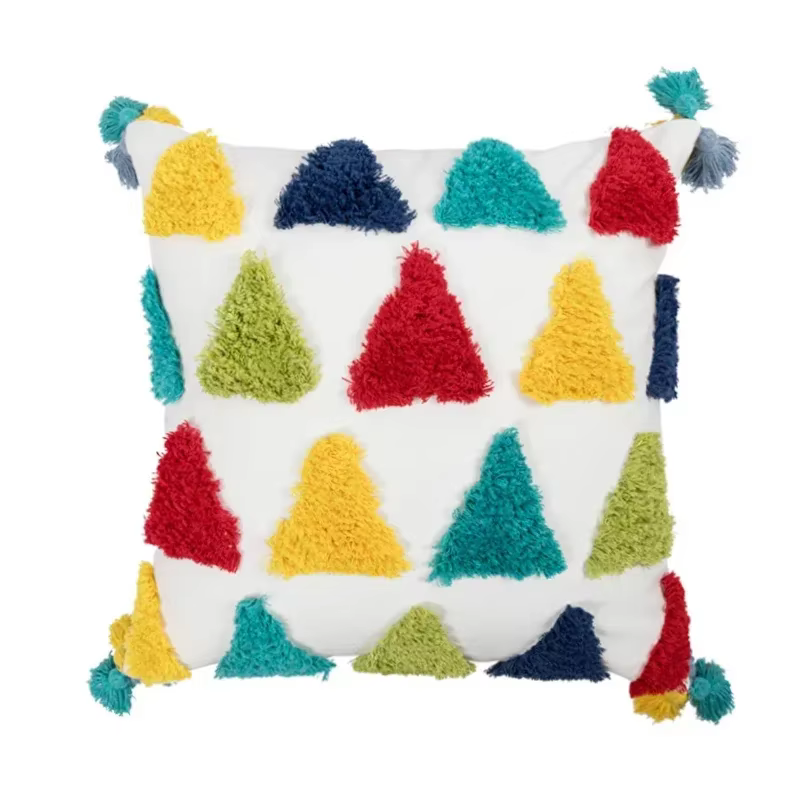 Juste de coussin capitonnée nordique pour canapé et salon, housse de coussin décorative, voiture, dé