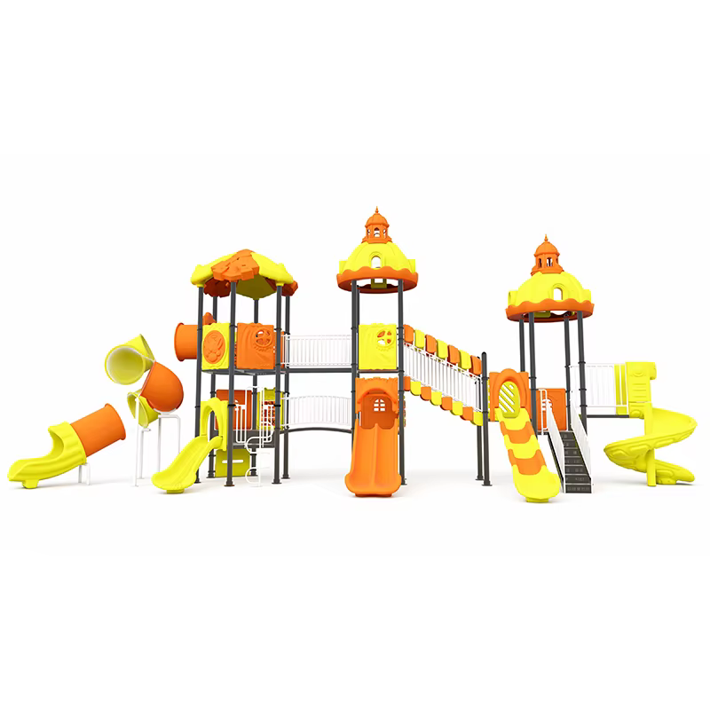 Équipements de parc d'attractions extérieur personnalisés pour les aires de jeux et les salles de je
