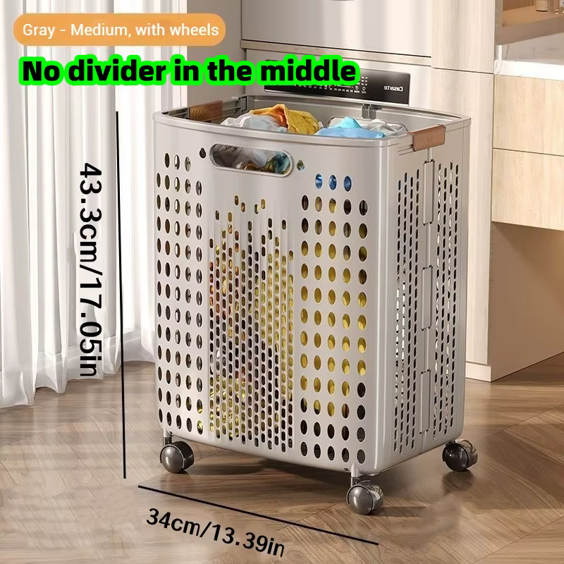 1 pièce, disponible en deux couleurs, panier à linge pour salle de bain, panier à linge pliable pour
