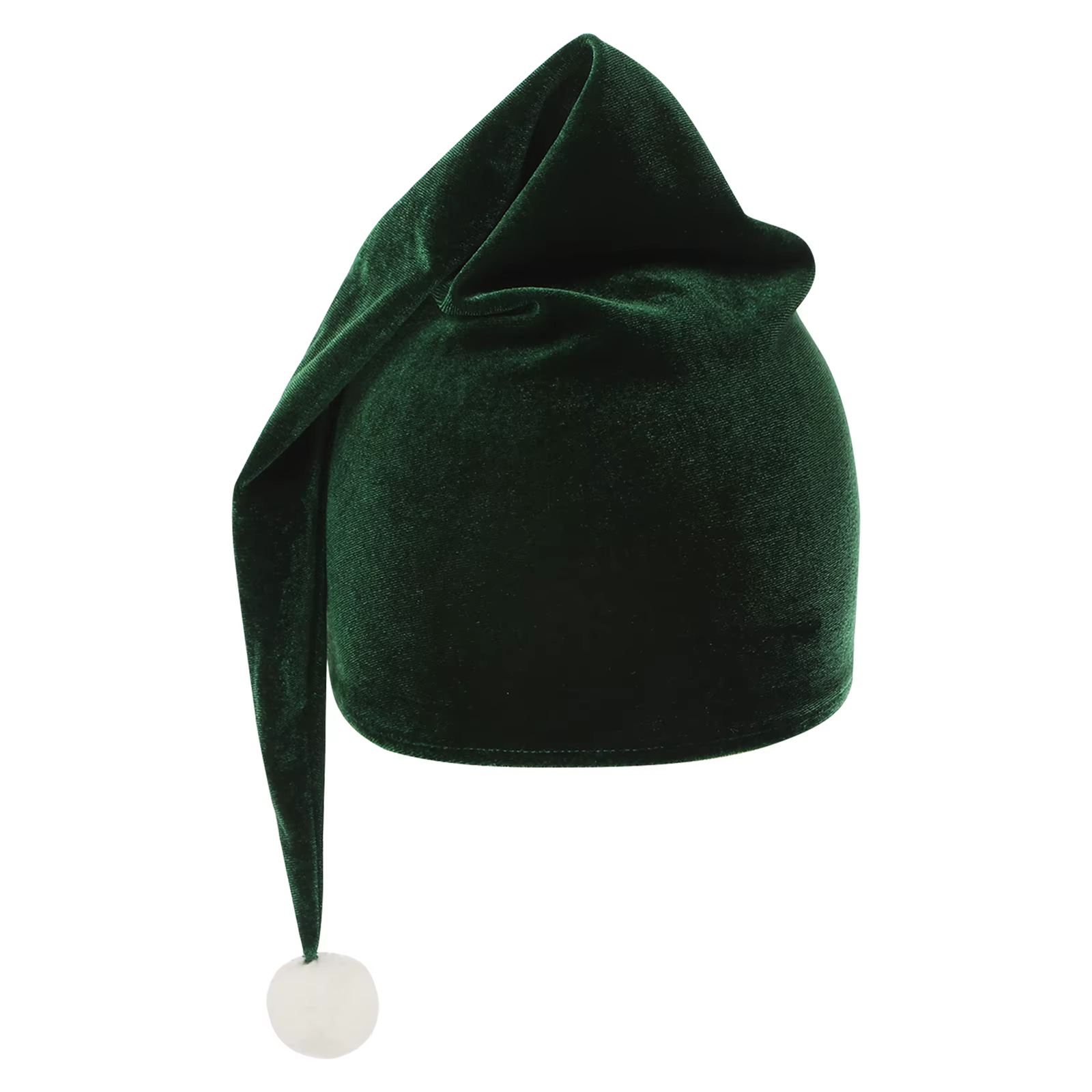 Accessoire de Cosplay elfe de noël pour femmes, pompon blanc, chapeau vert en velours, fête à thème 