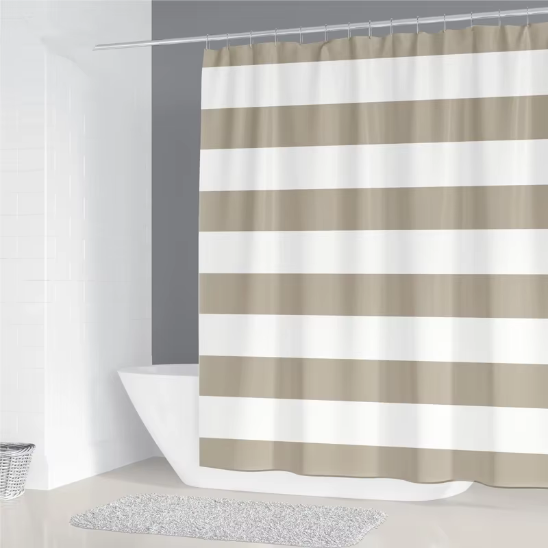Rideau de douche imperméable en Polyester, 200x180cm, pour salle de bain, impression de motifs géomé
