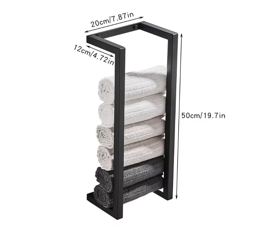 Porte-serviettes de salle de bain, support de rangement pour serviettes de bain, hôtel, salle de bai