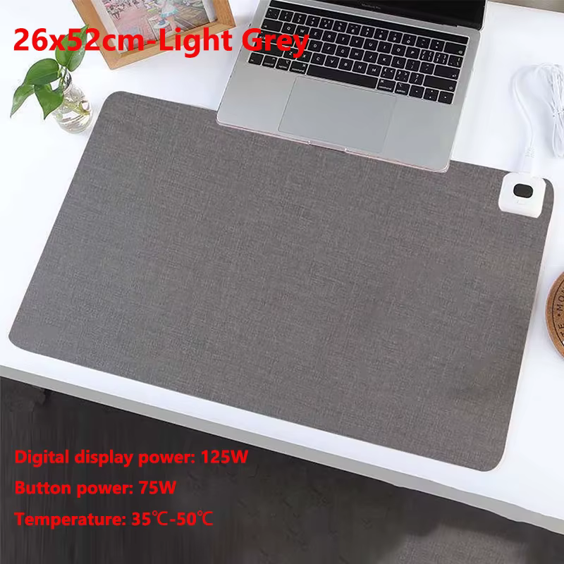 Tapis de souris chauffant électrique Intelligent, chauffe-mains d'hiver, pour bureau d'ordinateur, t