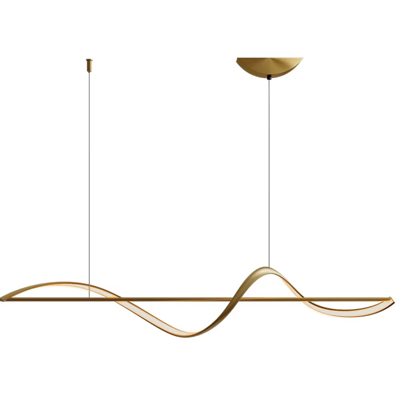 Plafonnier LED Suspendu au Design Nordique, Luminaire Décoratif d'Nik, Idéal pour une Salle à Manger