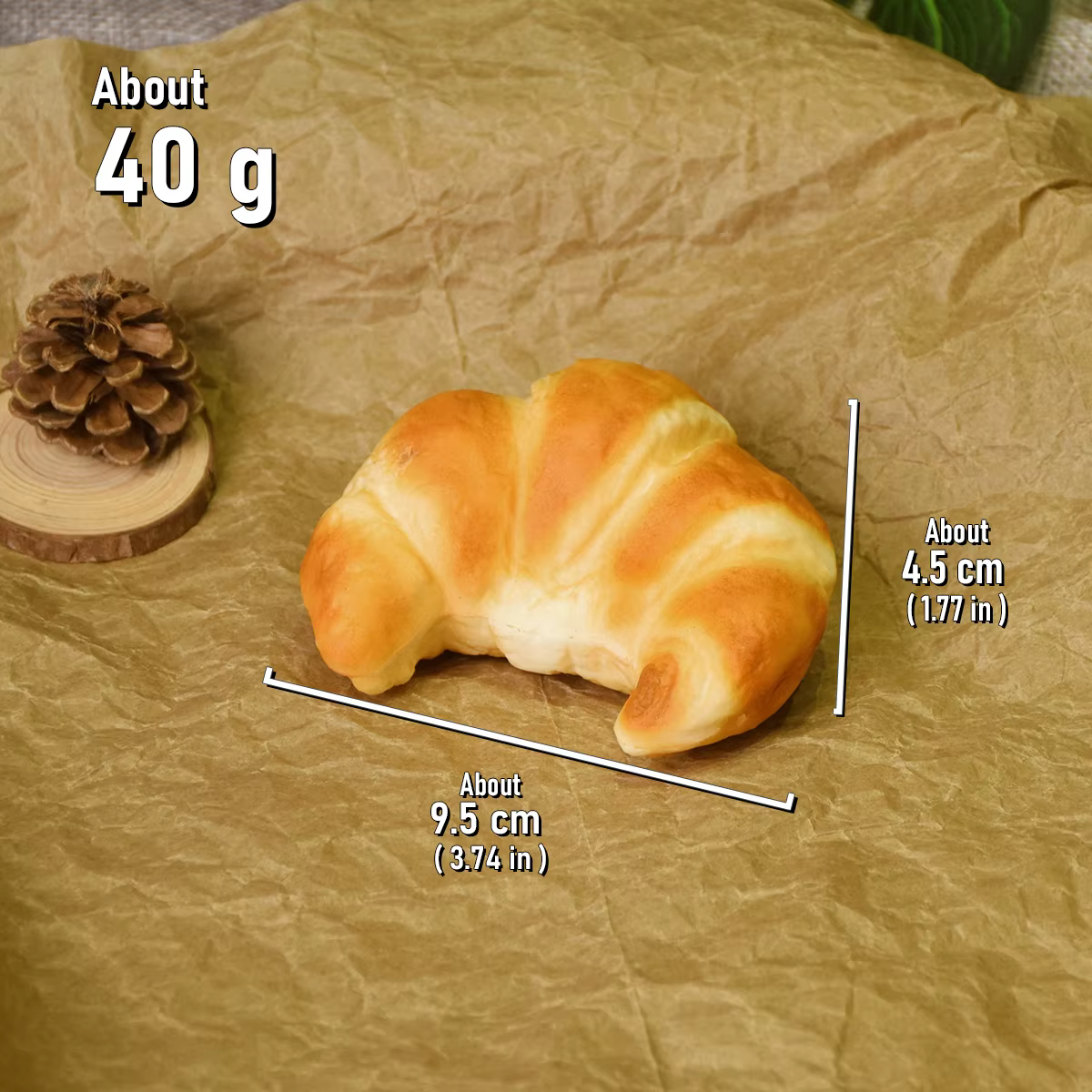 Faux pain artificiel, Simulation de nourriture réaliste, faux gâteau, modèle de décoration de fête d