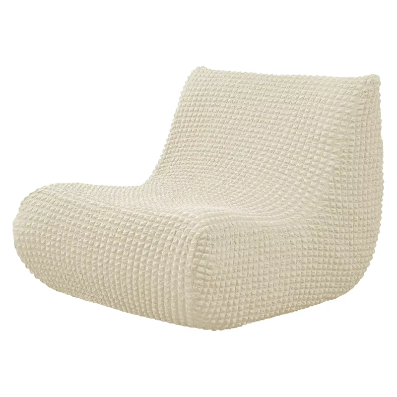 Housse de canapé élastique sans accoudoirs, 1 pièce, à carreaux, Seersucker, pour salon, détente, si