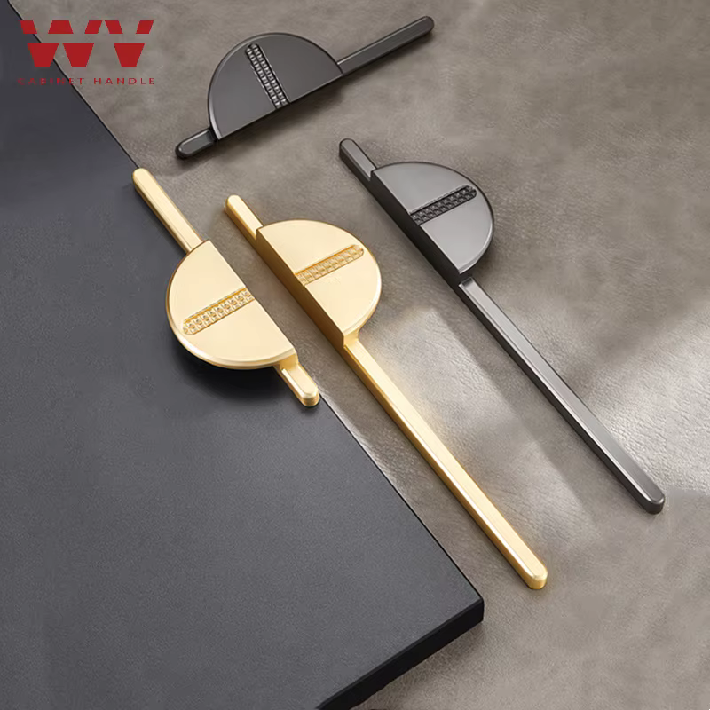 WV chinois armoires de cuisine rangement or poignées de porte armoires de cuisine poignées solide ti