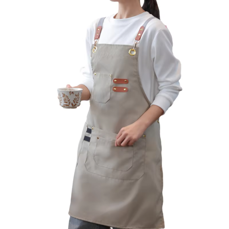 1 tablier de cuisine unisexe avec poche pour la cuisine, le restaurant, le travail, la peinture, le 