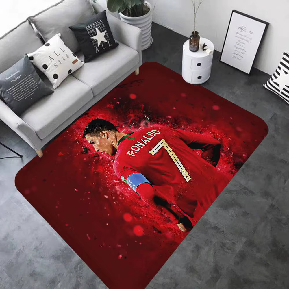 FOOTBALL Cr7 r-rondo tapis de sol Style INS doux chambre sol maison buanderie tapis anti-dérapant mé
