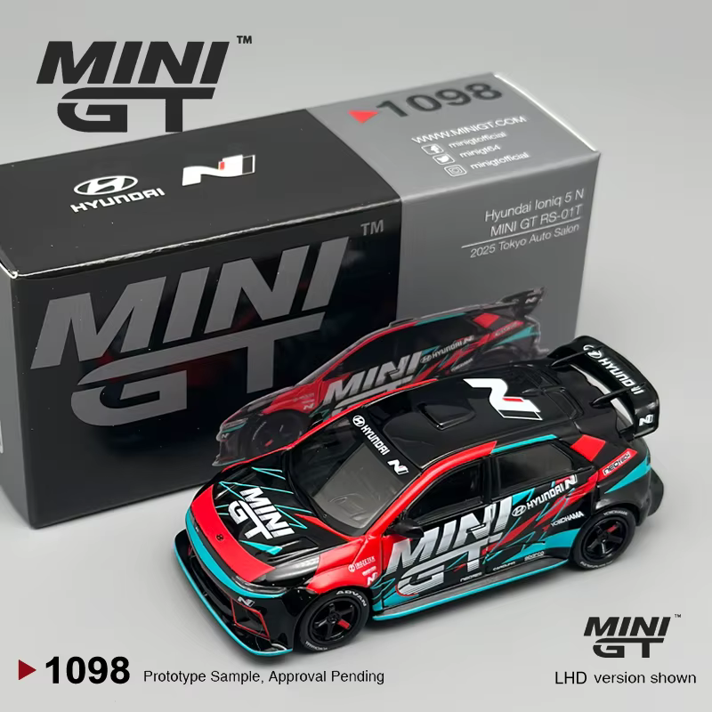 MINIGT 1:64 Hyundai N 2025 Tokyo Auto Salon Modèle de voiture 1098