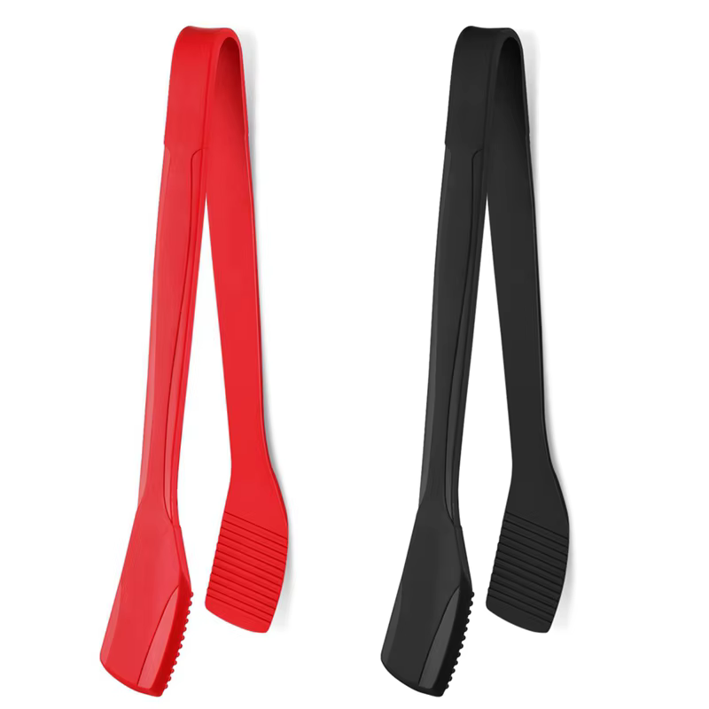 Pinces de cuisine en silicone avec embouts, 11 pouces, 2 pièces, accessoire pour salade et toast B